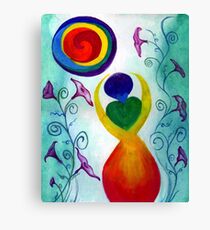 Chakra Angel Canvas Print