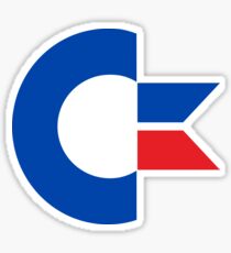 Commodore's C= chicken head logo Sticker