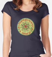 Neurodiversity Mandala Women's Fitted Scoop T-Shirt