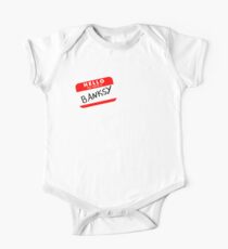 Hello my name is banksy One Piece - Short Sleeve