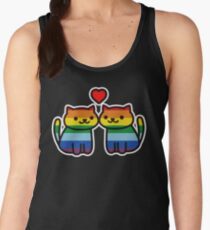 Neko Atsume Gay Pride Merch Women's Tank Top