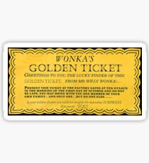 Dean's Golden Tickets on Black Sticker