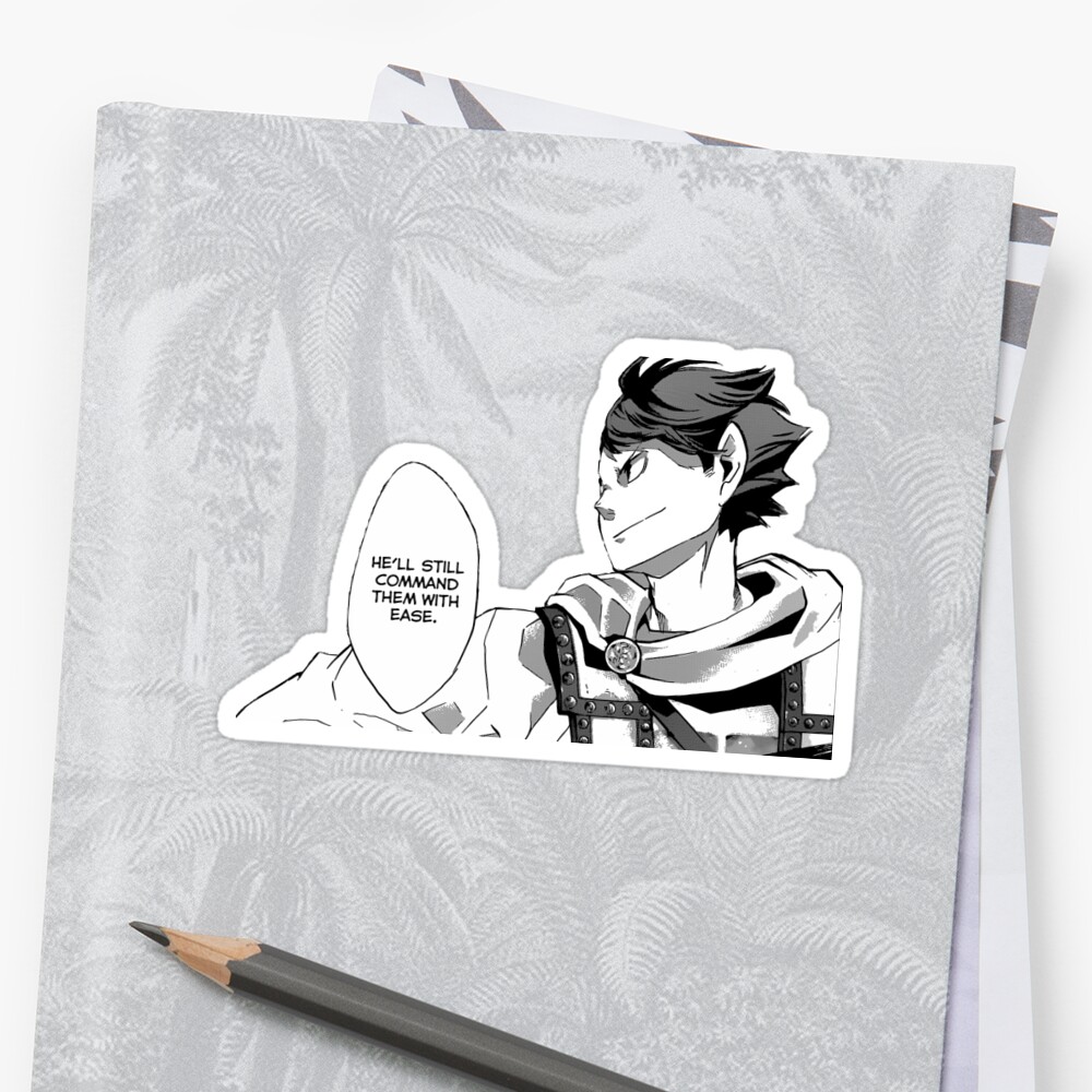 Haikyuu Oikawa Tooru Stickers By S0y Mi1k Redbubble 8028