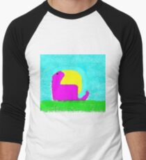 Dino by Ken Yu Men's Baseball ¾ T-Shirt