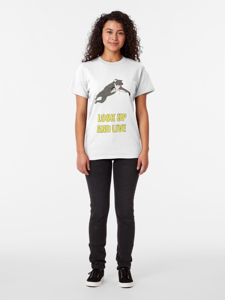 Alternate view of Look Up And Live Classic T-Shirt