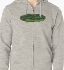 Baseball Team Tunnel Snakes Rule Zipped Hoodie