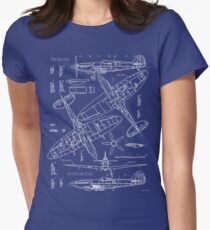 Camiseta entallada Spitfire Concept Blueprints