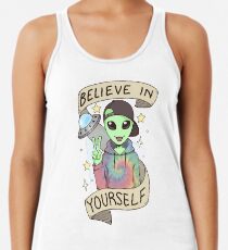 Ich möchte glauben Racerback Tank Top