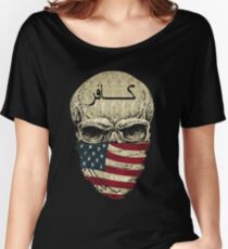 Skulls - i am the infidel allah warned you about 2 Women's Relaxed Fit T-Shirt