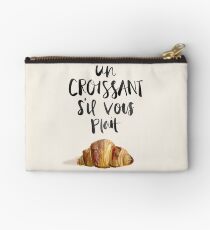 Un Croissant Sil Vous Plait Studio Pouch