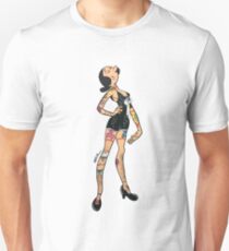 Pinup girl Olive Oil Original Artwork by WRTISTIK Unisex T-Shirt