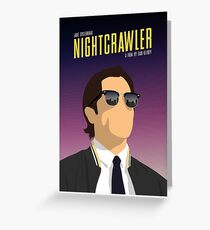 Nightcrawler film poster Greeting Card