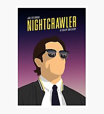 Nightcrawler film poster Photographic Print