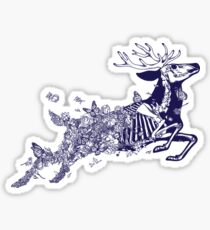 life and death Sticker