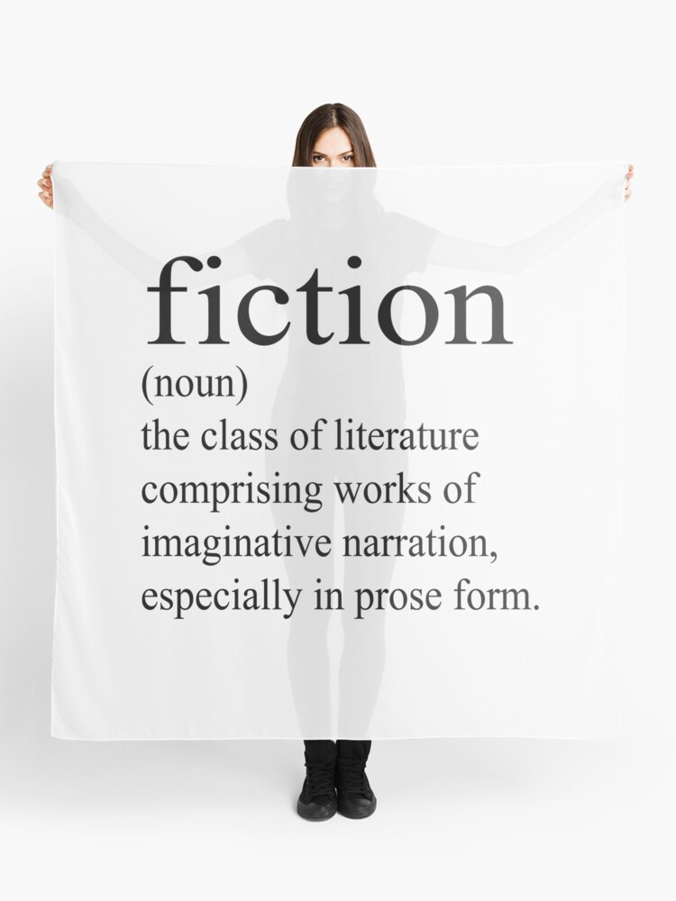 Fiction Definition Scarf By Literarydreamrs Redbubble