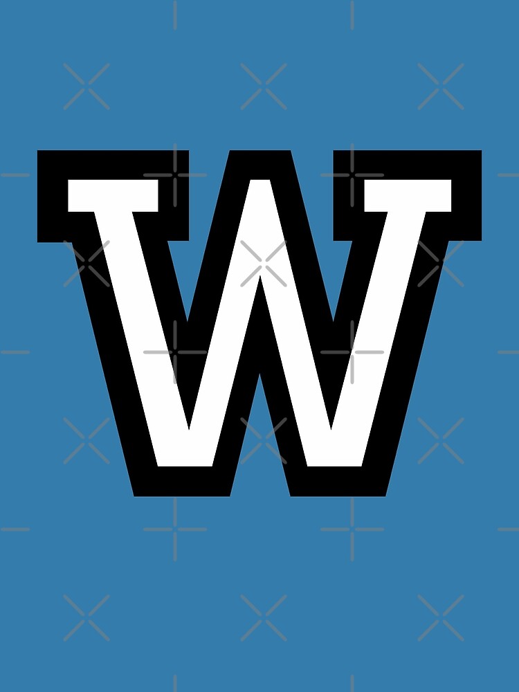 Letra W De Dos Colores De Theshirtshops Redbubble