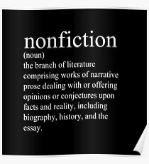 Non-Fiction Definition Poster