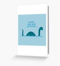Monster Issues - Nessie Greeting Card