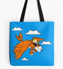 How to Train your Calvin and Hobbes Tote Bag