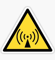 Non-ionizing radiation icon Sticker