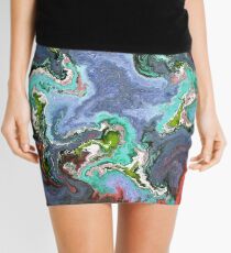 Gilemius V1 - digital abstract Mini Skirt
