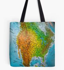 USA map Tote Bag