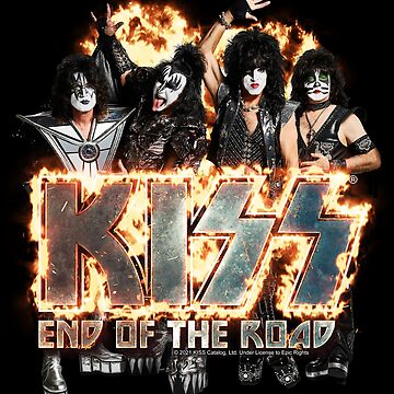 KISS ® the band - End of the Road on Fire Logo | Pin