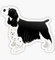 English Springer Spaniel Basic Breed Silhouette Sticker