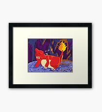 Sleeping Charmeleon Framed Print