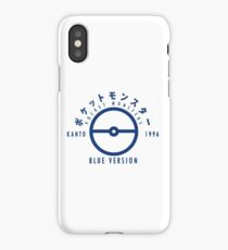 Pokemon Blue Version iPhone Case