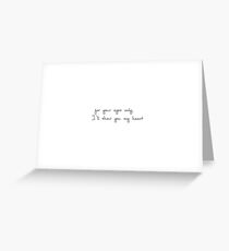 if i could fly -one direction Greeting Card