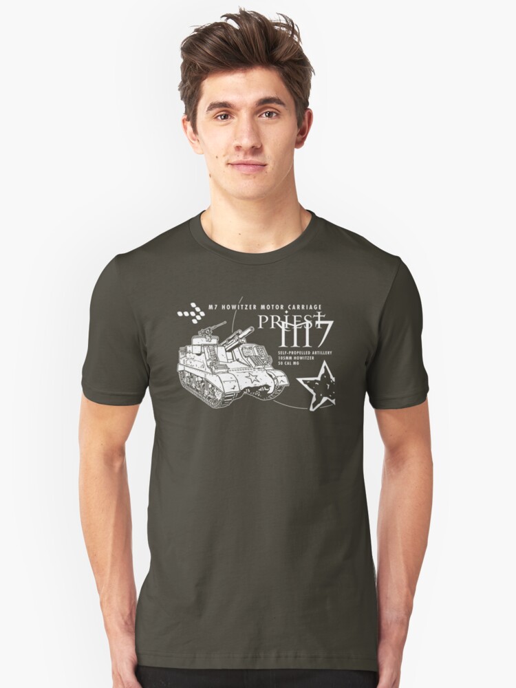 Alternate view of M7 Howitzer - Priest Slim Fit T-Shirt