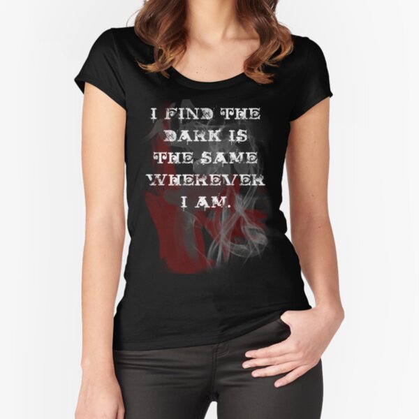 Dark Fitted Scoop T-Shirt