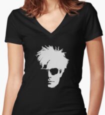 Andy Warhol Women's Fitted V-Neck T-Shirt