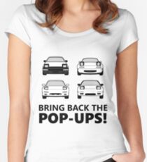 Bring back the pop-ups! Fitted Scoop T-Shirt