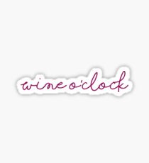 Wine O'Clock Sticker