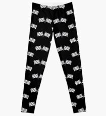 Zielflaggen in Grau Leggings