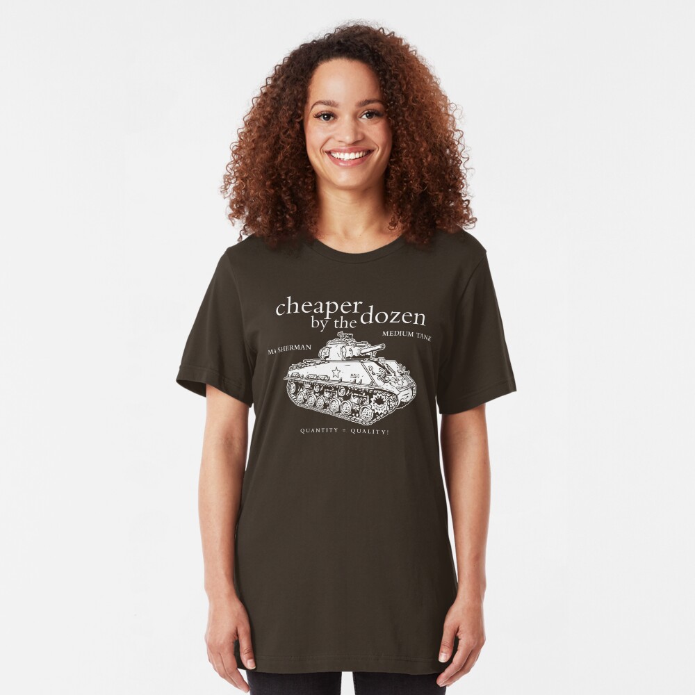 M4 Sherman Tank Slim Fit T-Shirt