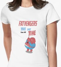 FATVENGERS - SPIDERMAN Women's Fitted T-Shirt