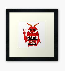Satan is My Homeboy Framed Print