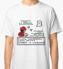 Homework Pokemon Battle Classic T-Shirt