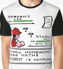 Homework Pokemon Battle Graphic T-Shirt