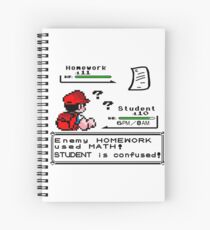 Homework Pokemon Battle Spiral Notebook