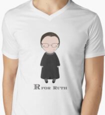 R is for Ruth Men's V-Neck T-Shirt