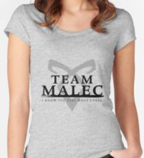 Shadowhunters - Team Malec Women's Fitted Scoop T-Shirt