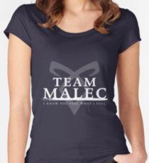 Shadowhunters - Team Malec Women's Fitted Scoop T-Shirt