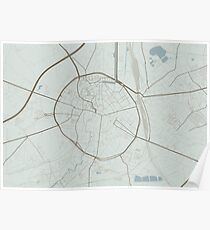 Leuven Map (Winter) Poster