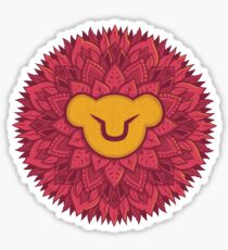 Leaf Mane King Sticker