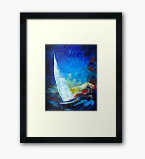 Segelboot Gerahmtes Wandbild