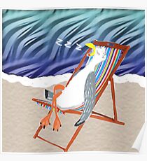 Baden am Meer Poster